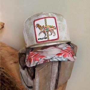 Goorin Bros “Strutter” Carousel Leopard Patch Trucker Hat